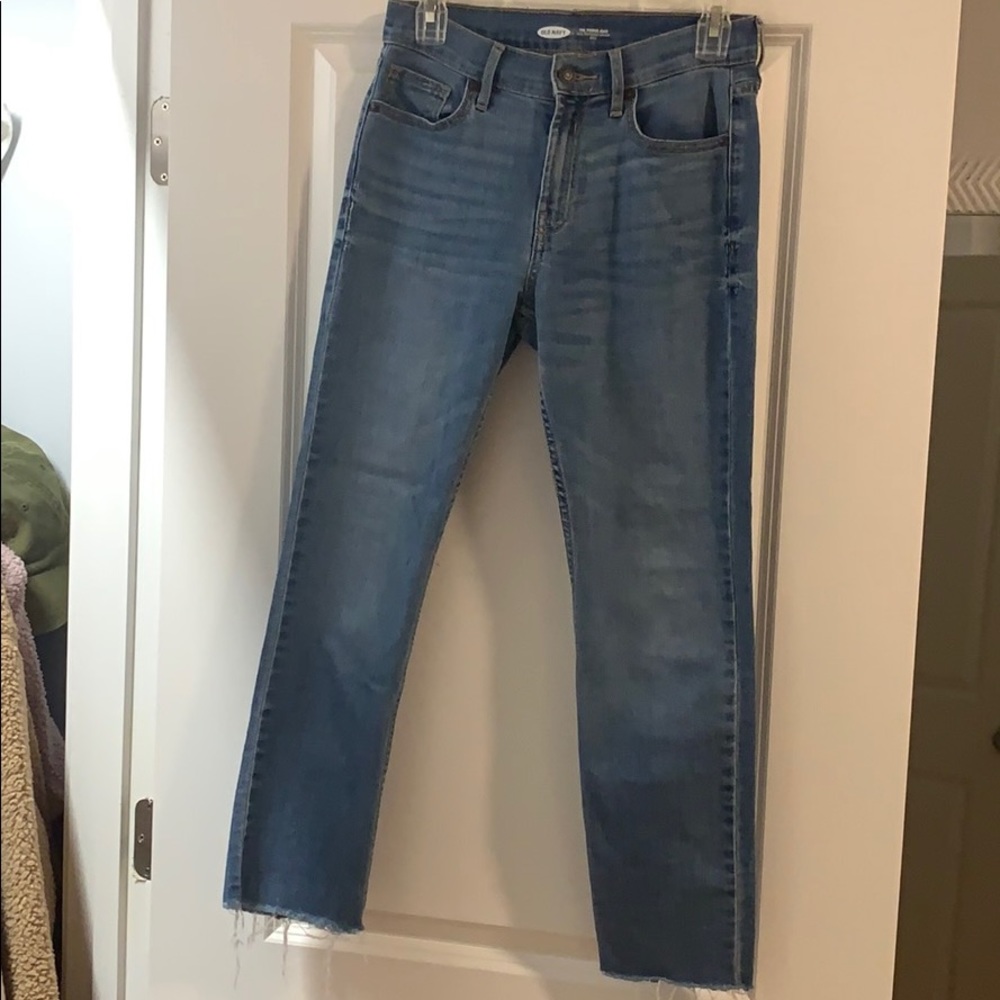 Straight leg jeans